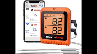 ThermoPro 650 ft Wireless Meatoking, 2 Probes Accessories for BBQ Oven