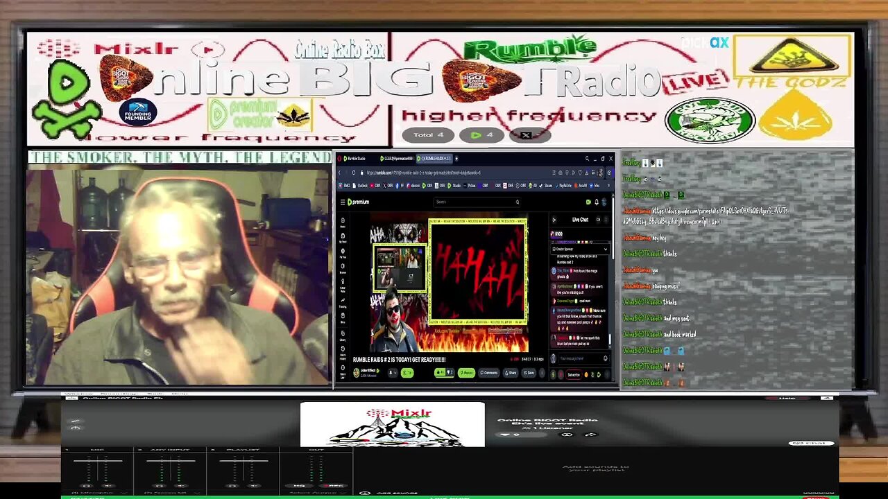 Raid Party @Pipermaster6669 @rumblevideo @TheRealDoenut @MasteringRumble @pickaxsocial @The_Joker