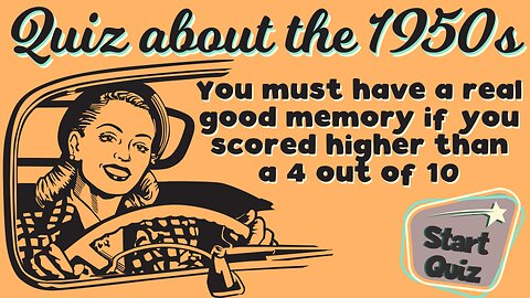 Quiz About The 1950s