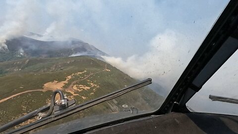Mountains engulfed in flames as Spain tackles wildfire