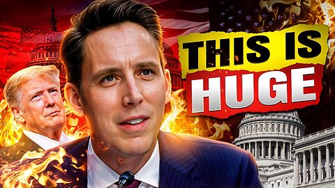 BREAKING: JOSH HAWLEY JUST MADE A MASSIVE MOVE!!!