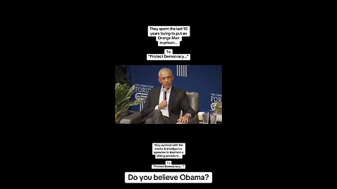 Obama on democracy