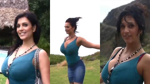 Model Denise Milani in Maui - Hawaiian island