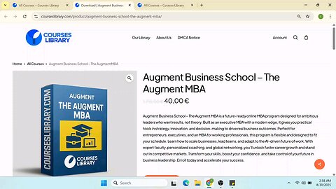 [GET]Augment Business School - The Augment MBA
