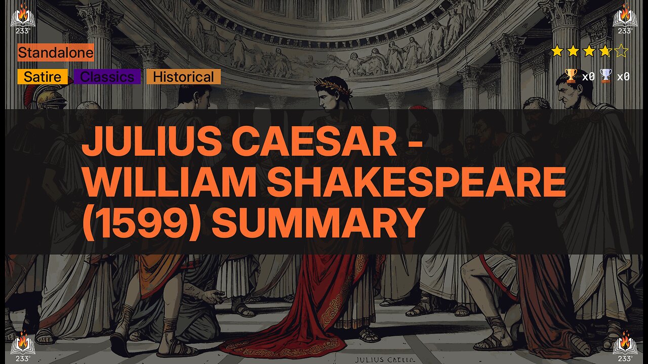 Julius Caesar - William Shakespeare (1599) Summary