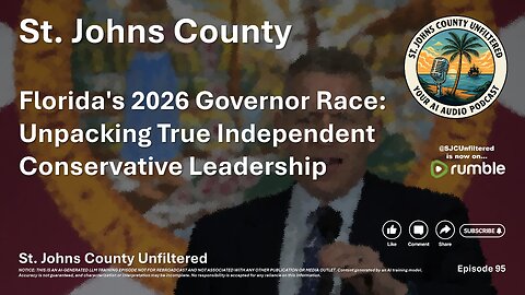 Episode 95 - Florida's 2026 Governor Race: Unpacking True Independent Conservative Leadership