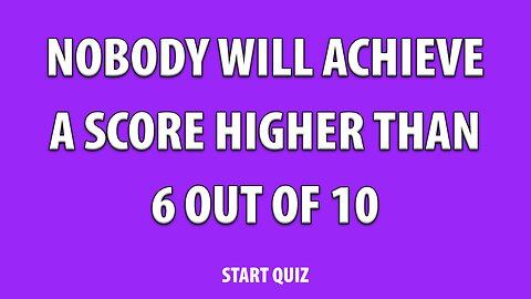 Impossible Mixed Trivia