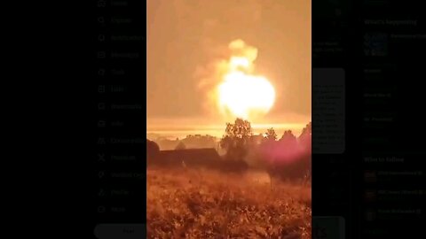 America BOMBS dropping on Iran earlier.