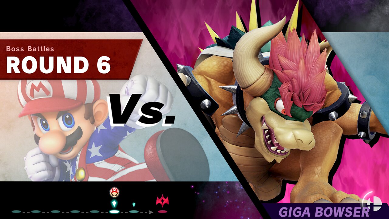 USA Mario (w/ USA Flag Cape) vs SSBU Boss Battles 9.9 Difficulty Quickie -By Mr. Dunkman