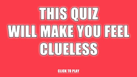 Unbeatable Mixed Trivia Quiz
