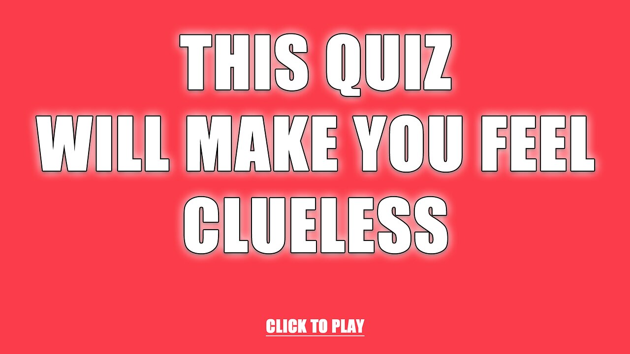 Unbeatable Mixed Trivia Quiz