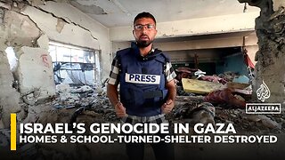Israeli attacks on school, tents and homes kill at least 17 people in Gaza