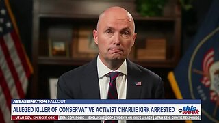 Utah. Gov. Spencer Cox: Acquittances of Kirk’s Shooter, Indicated He Was ‘Deeply Indoctrinated with Leftist Ideology’