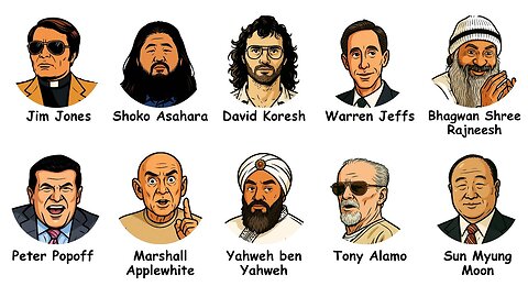 Tutti i leader di sette e cults più pericolosi della storia spiegati DOCUMENTARIO Il paganesimo moderno,comprende una vasta serie di cults,sette e nuovi movimenti religiosi detti NRM e culti sugli UFO,apocalittici che esistono da decenni