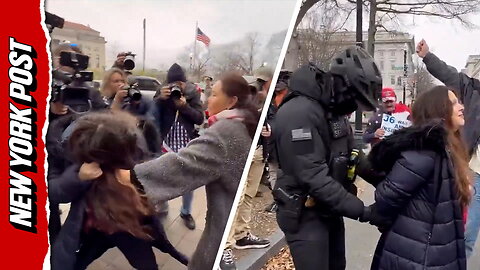 Brawl erupts at January 6th anniversary rally