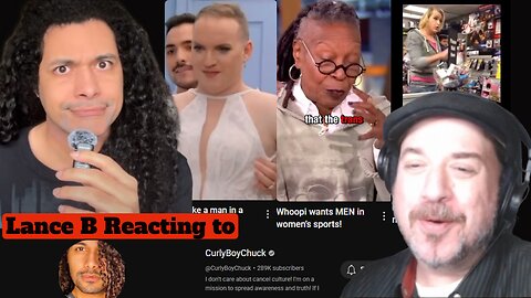 Lance B Reacting to ⁨@CurlyBoyChuck⁩ '' I Look Like a Man . But You are Bob ''