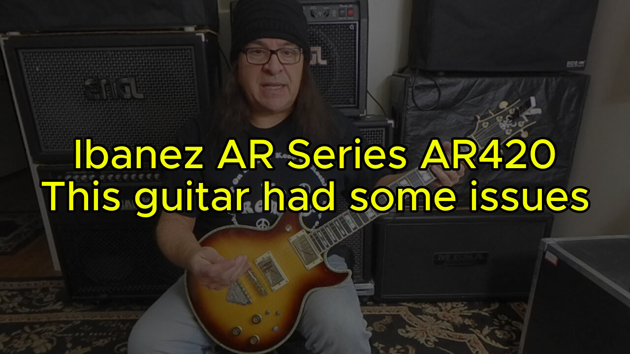 Ibanez AR Series AR420 unboxing demo ENGL amp