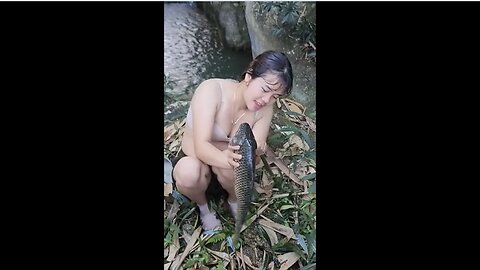 Go to the mountains to pick medicine and catch fish #camping #singlemom #survival #outdoors