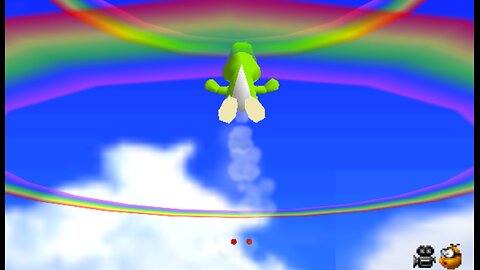 Flying Yoshi 64 (powerups)