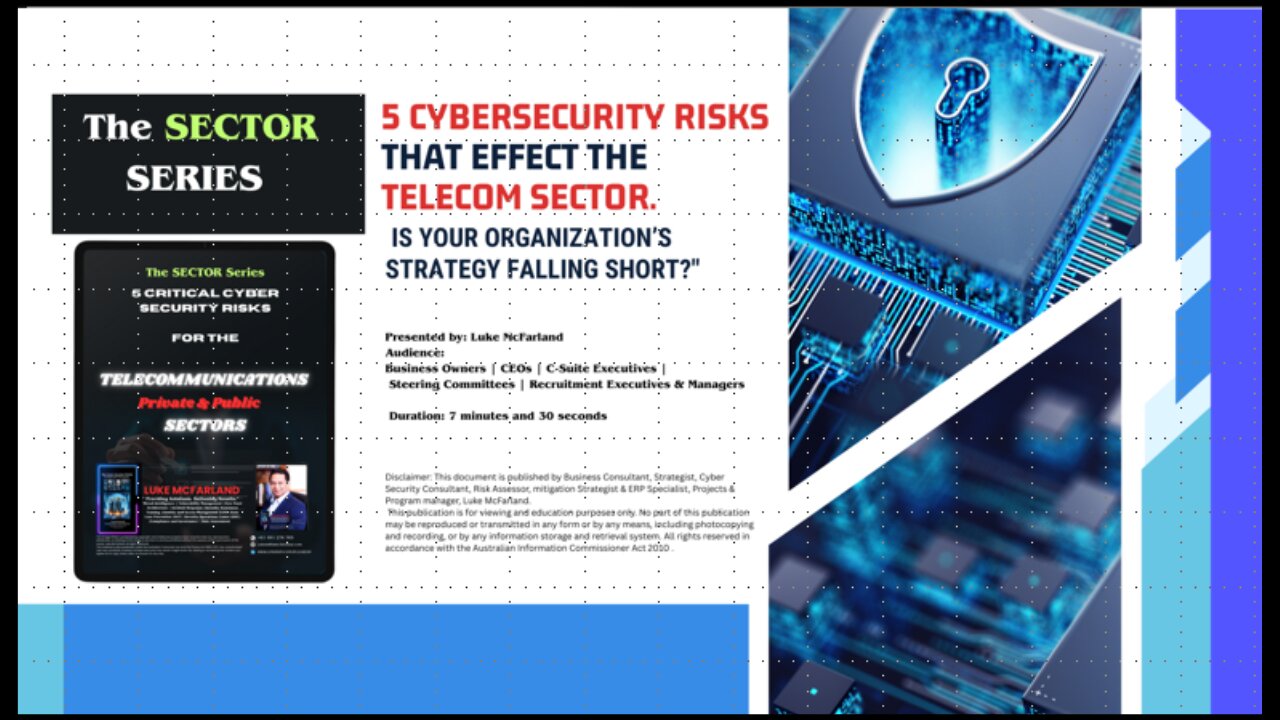 5 Cyber Security Risks the Effect the TELECOM SECTOR