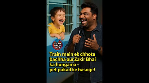 Comedy king Jakir Khan best comedy with baccha of train