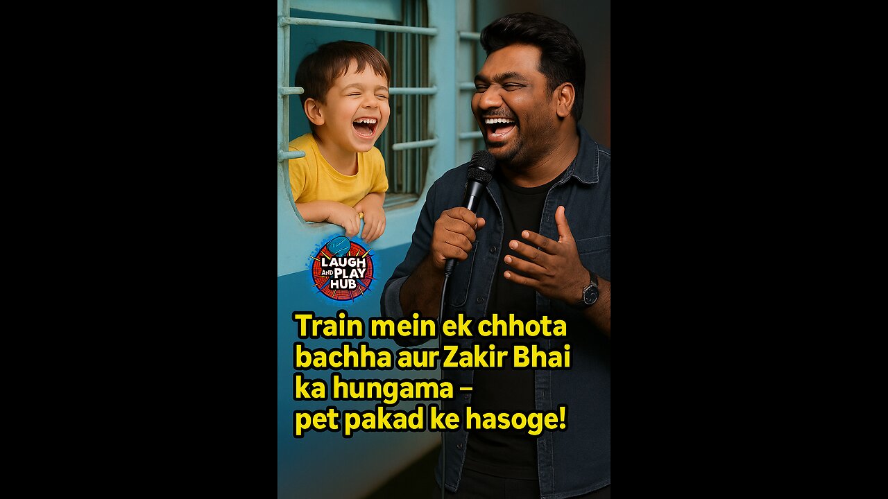 Comedy king Jakir Khan best comedy with baccha of train
