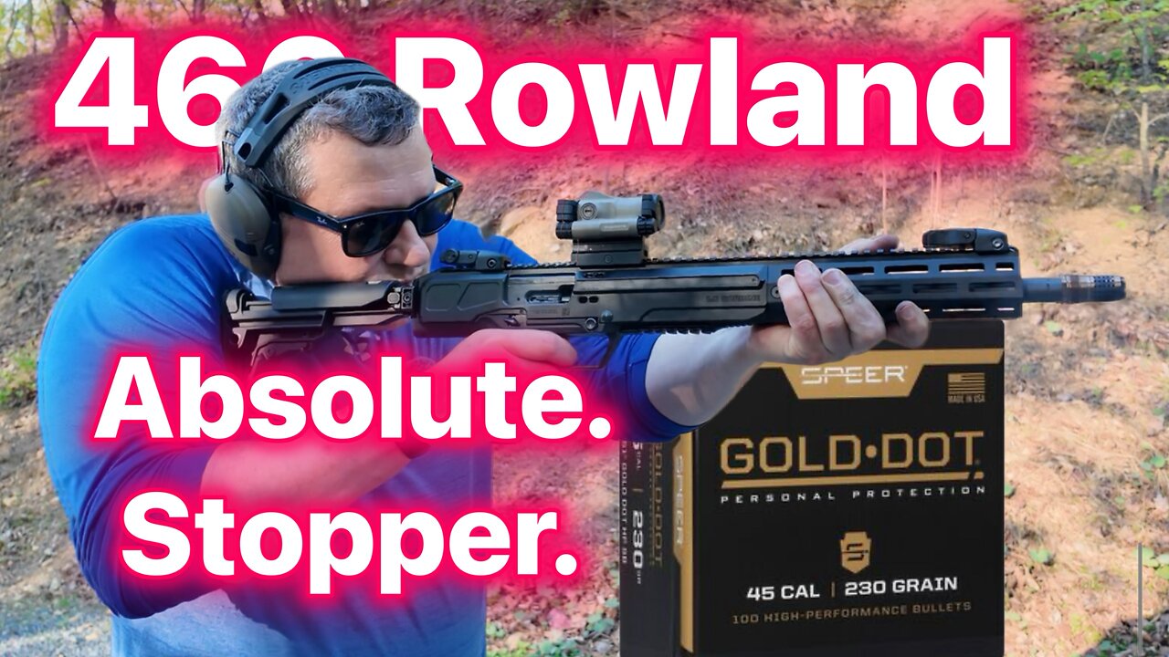 Just Nasty- 200 gr Speer Gold Dot 460 Rowland Handload Testing