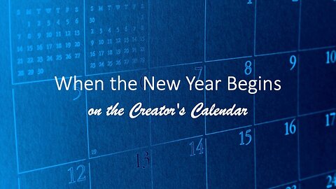 When the New Year Begins on the Creator's Calendar