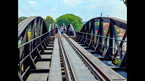 The bridge over River Kwai -Kanchanaburi Thailand