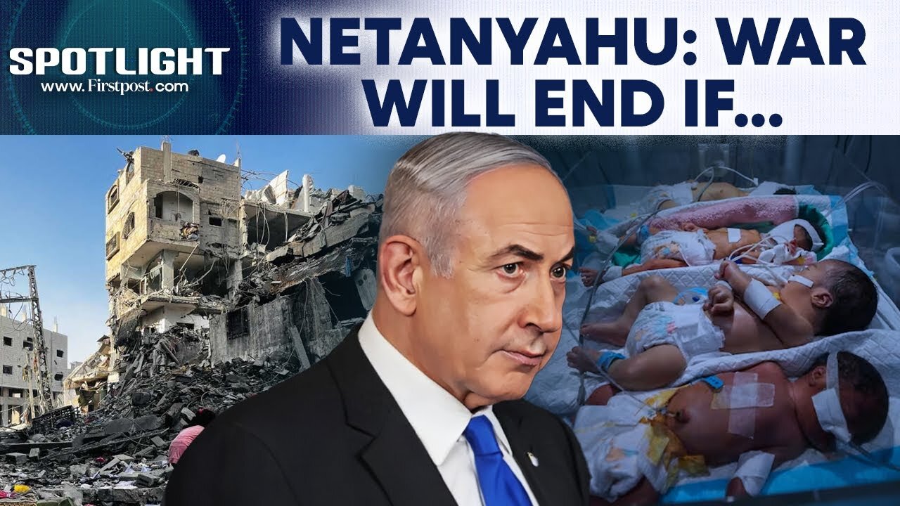 Gaza: Israeli Strike Kills 10 Children Amid Netanyahu's Conditional Ceasefire Call | Spotlight |N18G