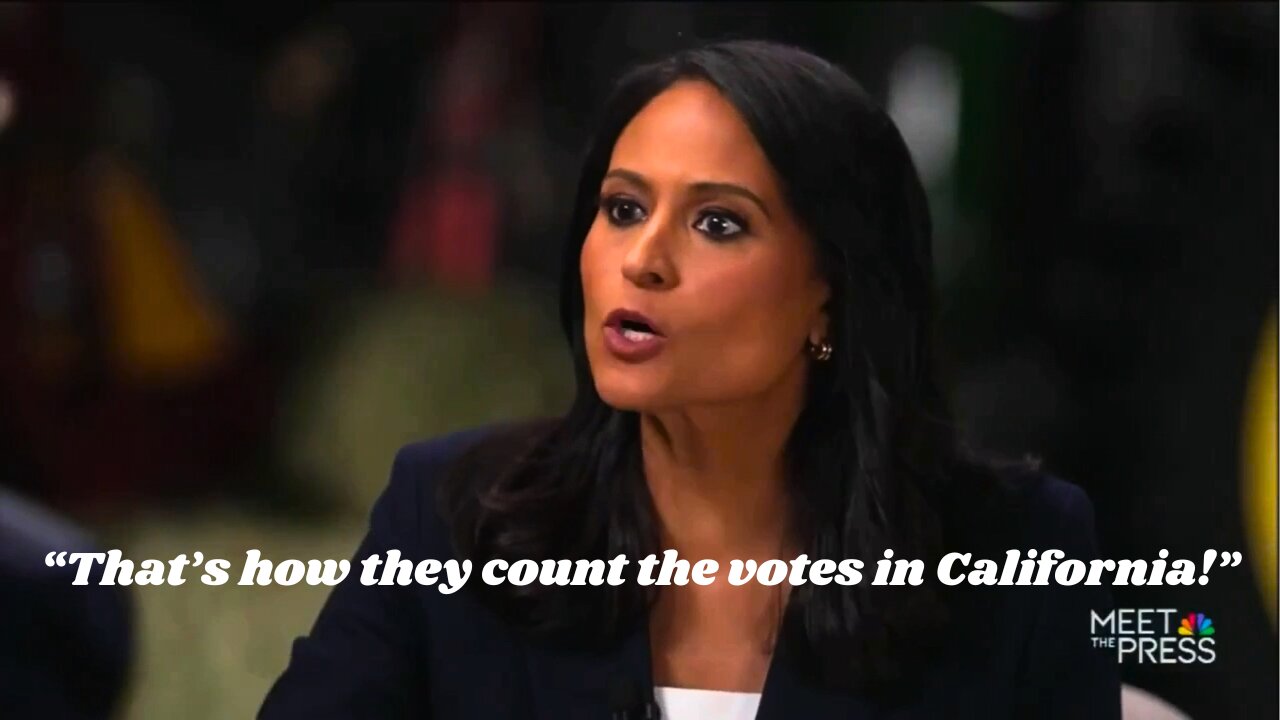 Kristen Welker Explains "That's How They Count the Votes in California"