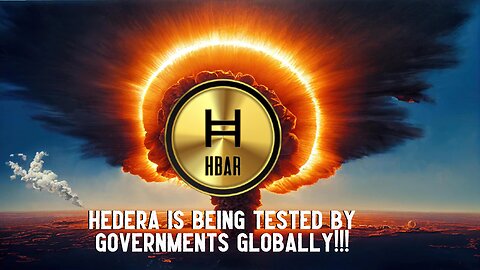 Hedera Is Being Tested By Governments GLOBALLY!!!