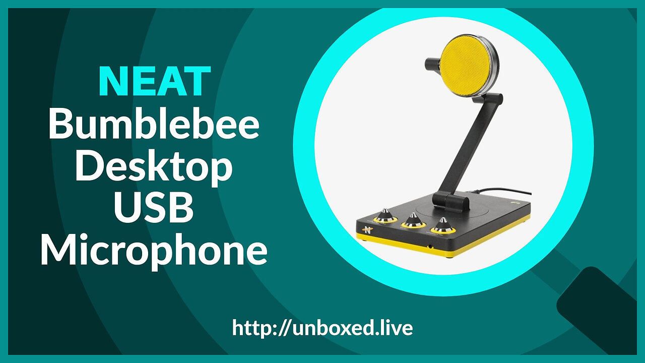 NEAT Bumblebee Desktop USB Microphone - PLUGHITZ Live Unboxed