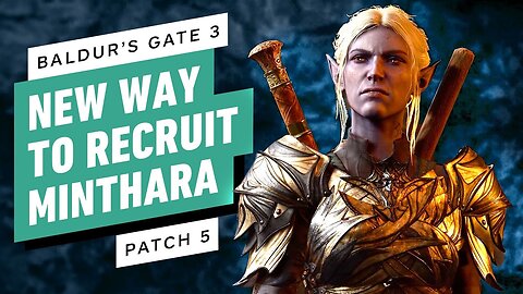 Baldur's Gate 3 - How to Recruit Minthara in Patch 5 (Good Playthrough)