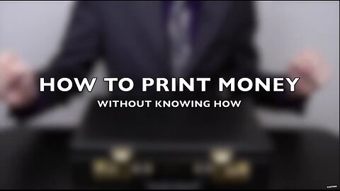 How to Print Money, Legally | Stop WORKING and just PRINT, PRINT, PRINT LIKE THEY DRILL, DRILL, DRILL!