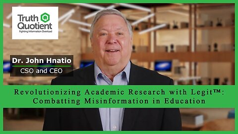 Revolutionizing Academic Research with Legit™: Combatting Misinformation in Education