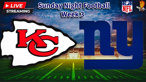 Kansas City Chiefs vs New York Giants: NFL SNF LIVE Week 3 Play by Play and Watch Party