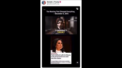 Trump Reposts Anon Video About Obama’s Fake Intelligence Coupe