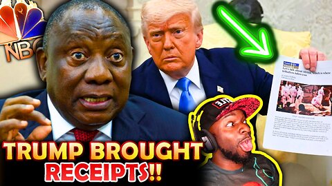 🚨"YOU OUGHTA BE ASHAMED!" Trump ANNIHILATES NBC Fake News Journo & AMBUSHES South Africa President!