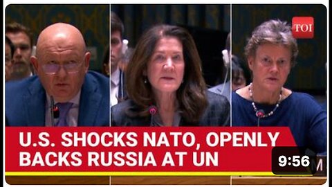 "U.S. Supports Russia in Unprecedented UNSC Showdown over Ukraine Resolution"