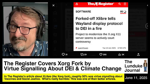 The Register Covers Xorg Fork by Virtue Signalling About DEI & Climate Change