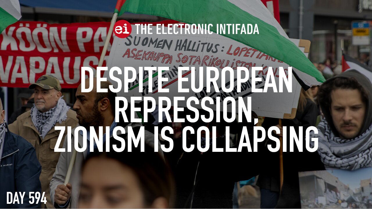 Despite European repression, Zionism is collapsing, with Franck Magennis