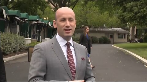 Stephen Miller talks immigration, the American worker, and more outside White House