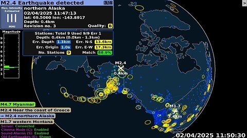 🌍 LIVE: Real-Time Global Earthquake Tracker & Alerts! ⚠️🌎📡