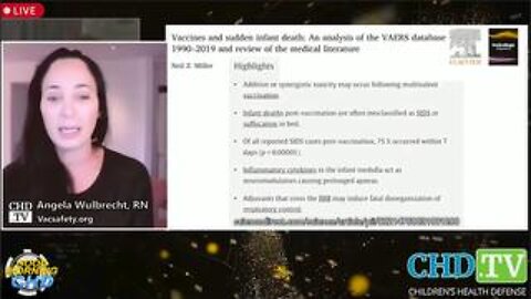 ‘HUGE CORRELATION’ between VAERS reports and SIDS deaths