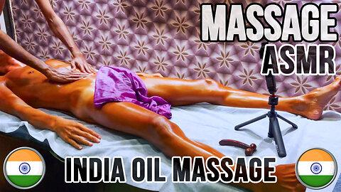 Massage ASMR 4K | India Aroma Oil Massage / Chennai India 