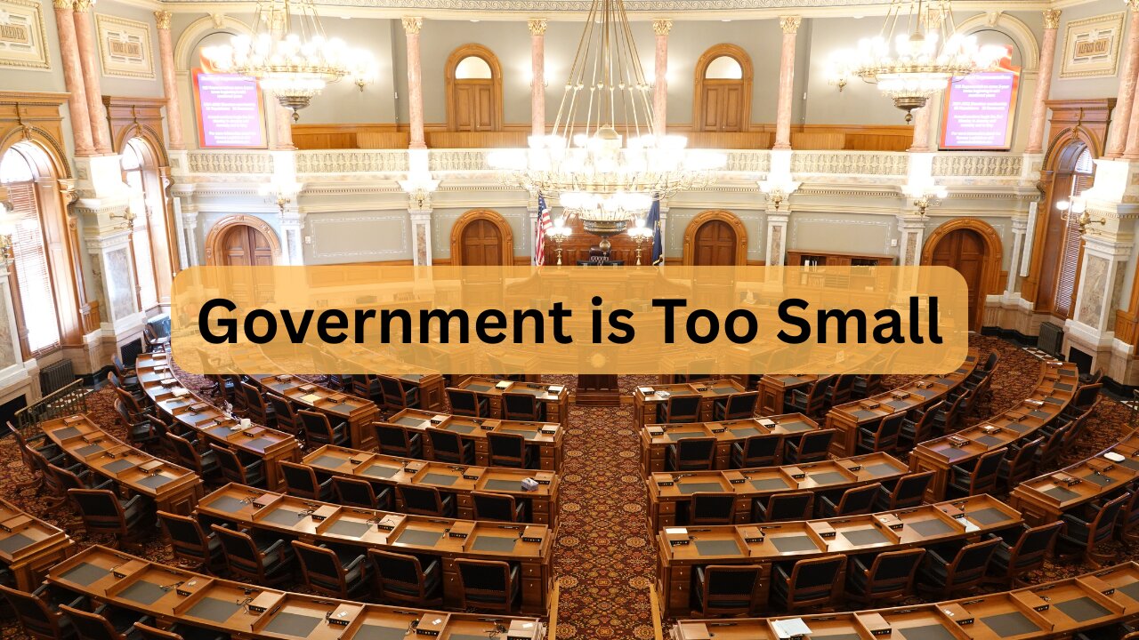 Government is Too Small