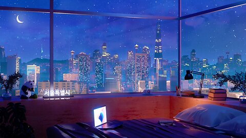 Starlit City Nights – Chill Lofi Beats to Sleep, Study & Relax 🌃✨