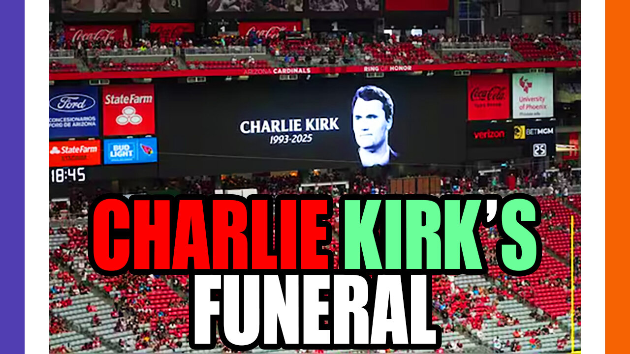🔴LIVE: Charlie Kirk's Funeral 🟠⚪🟣