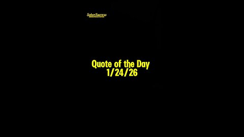 Daily Quote 📝 | 1/24/26 #MotivationalQuote #Sobriety #MorningQuote #SoberCoach #Quotes